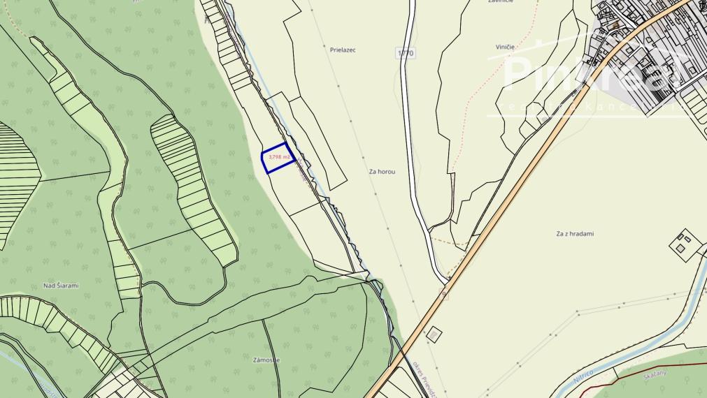 PINKREAL- Predaj tichý, slnečný pozemok pri lese a potoku